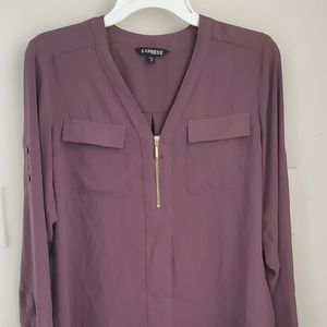 Mauve blouse